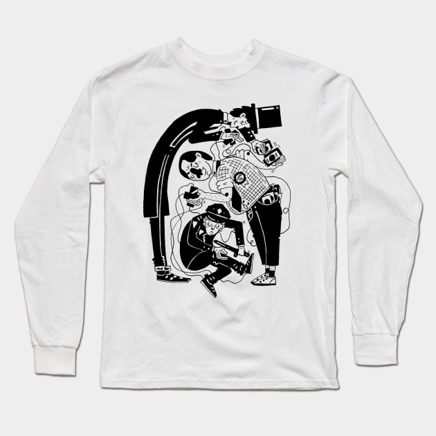 The puppeteers Long Sleeve T-Shirt by adrianserghie